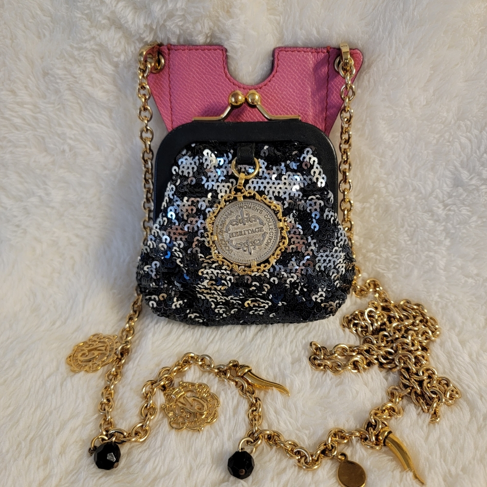 D&G classic mini purse and phone case.